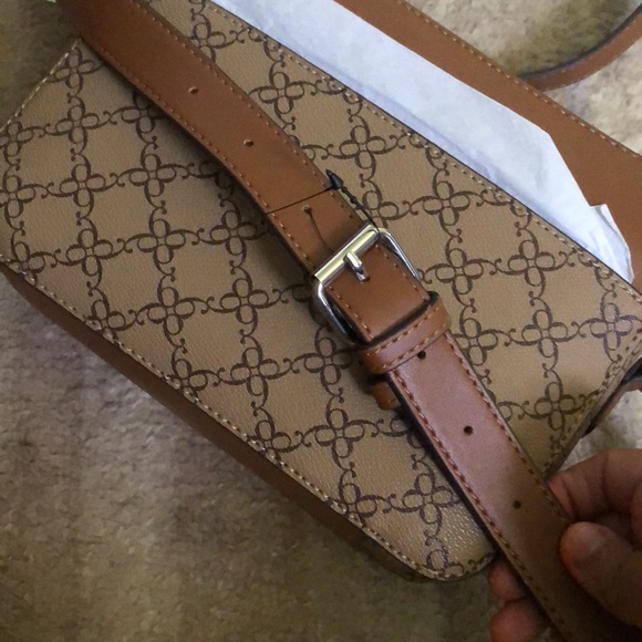 Nine West Silas mini in mocha logo bag - Picture 5 of 5